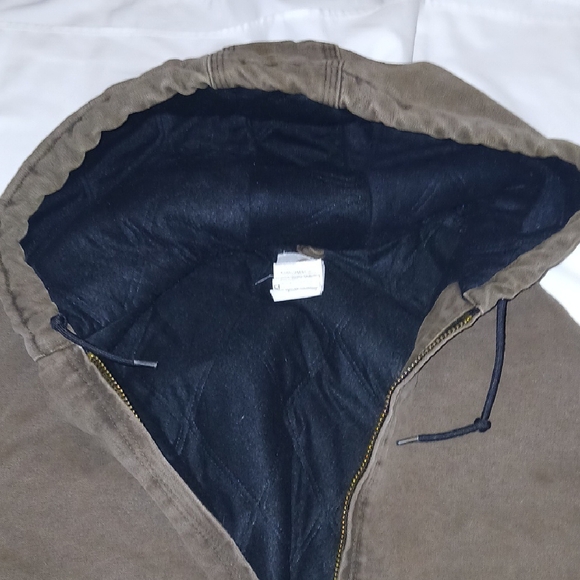 Vintage Carhartt Brown Hooded Jacket - Picture 2 of 9